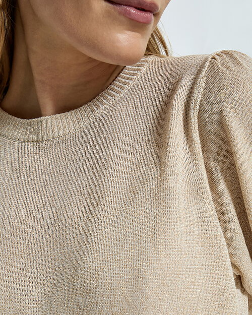 Topp Liva beige glittrig - 4