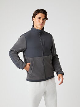 Björn Borg - Fleece Hybrid Jacket - Asphalt