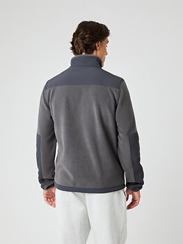 Björn Borg - Fleece Hybrid Jacket - Asphalt