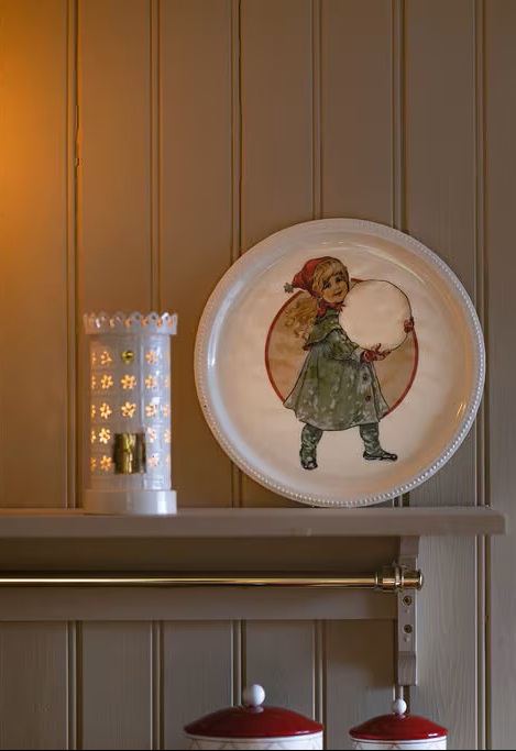 Bricka - Jenny Nyström - Rund - Ø 31 cm 