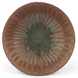 Kyllikki Salmenhaara (Arabia 1950s) Unique Brown Bowl 14 cm