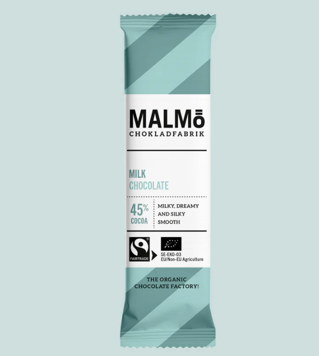 Malmö Chokladfabrik : Chokladbar Milk Chocolate 45% 