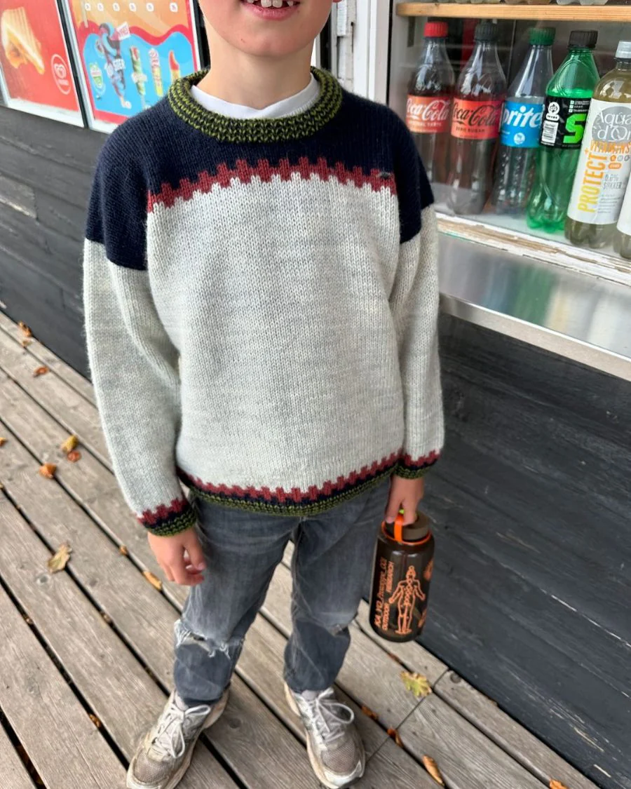 PetiteKnit Cross Sweater Junior (20 m st 4) - 6