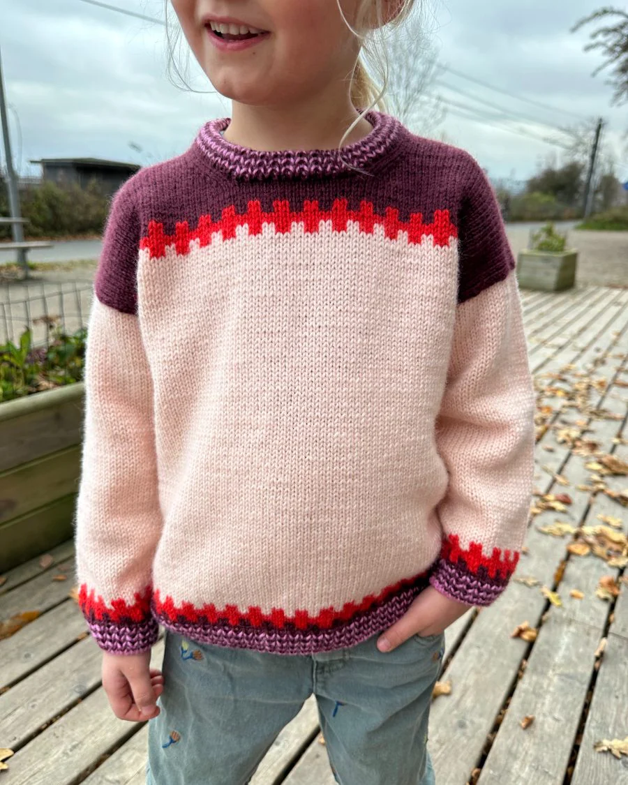 PetiteKnit Cross Sweater Junior (20 m st 4) - 4