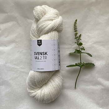 Järbo Svensk Ull 2 tr Pure white 100g