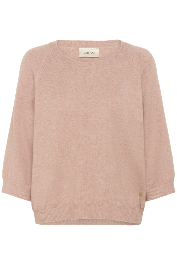 CRDELA 3/4 SLEEVE PULLOVER - MAHOGANY ROSE - 3