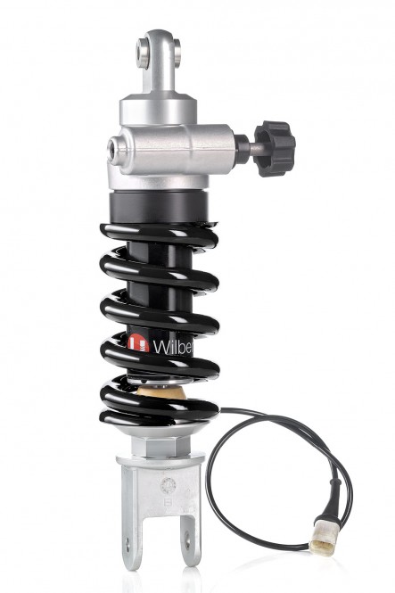 Wilbers WESA bak BMW F 800 GS -30mm sänkning- med ESA Mod.code E 8 GS, Mod.år. 12>
