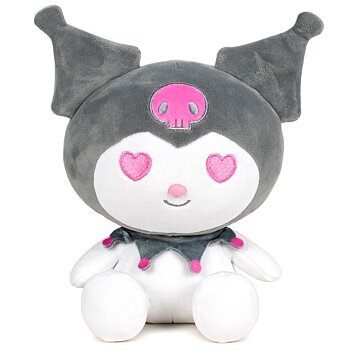 Kuromi Sanrio Mjukis Gosedjur 19 cm - Grå Supermjuk