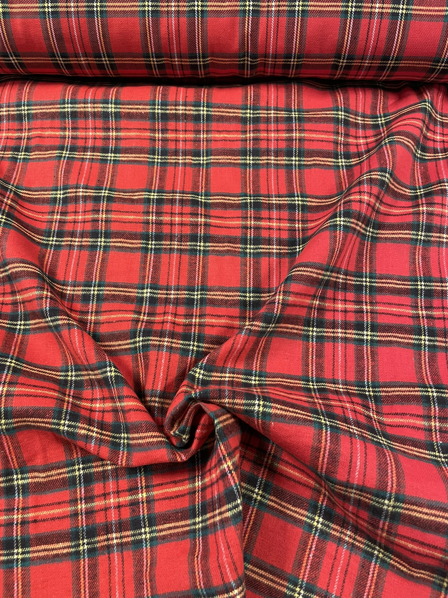 Vintage Flanell Rödrutig