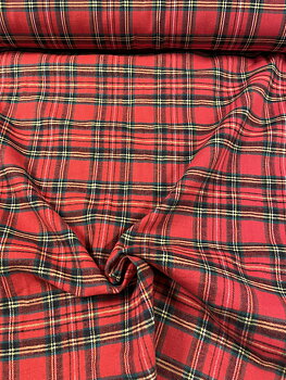 Vintage Flanell Rödrutig