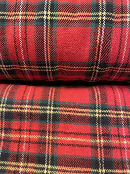 Vintage Flanell Rödrutig