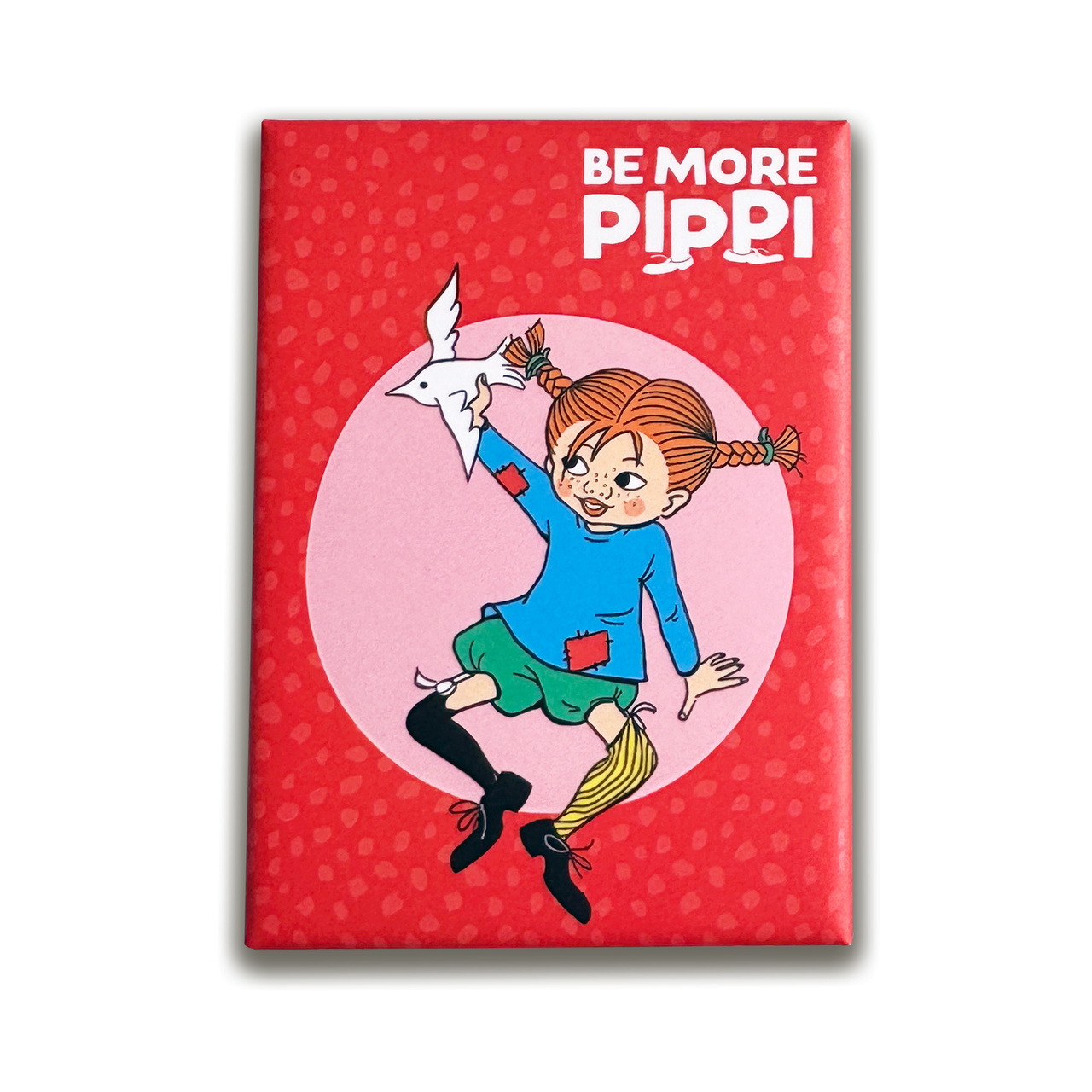 "Dove" Magnet med motiv av Pippi Långstrum