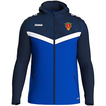 JAKO Hooded Jacket Iconic Junior (Saxemara IF)