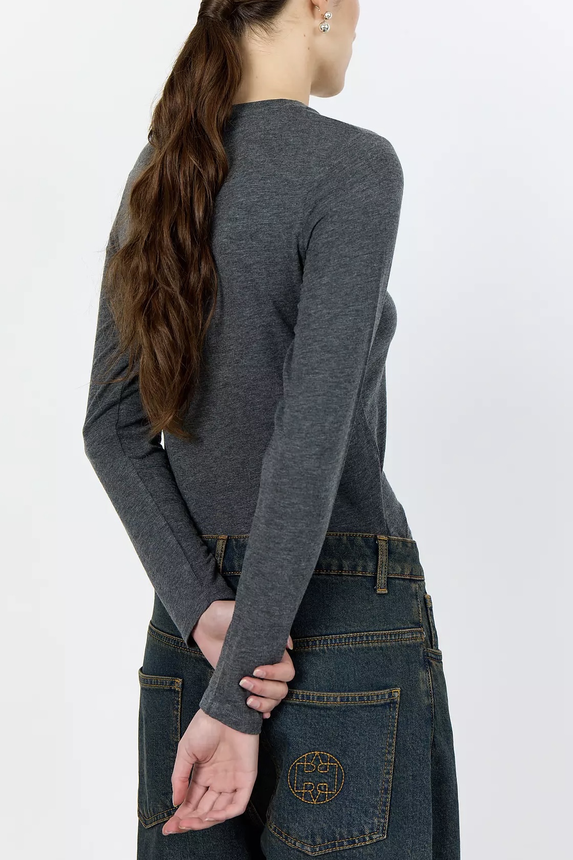 Levéte Room - Josephine 1 Top Dark Grey - 3