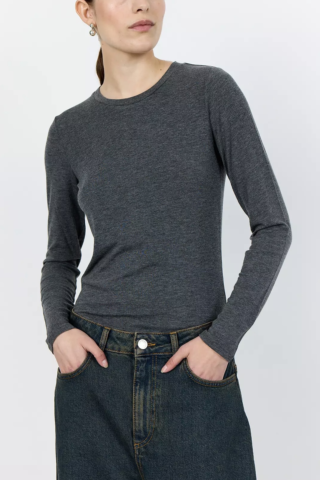 Levéte Room - Josephine 1 Top Dark Grey