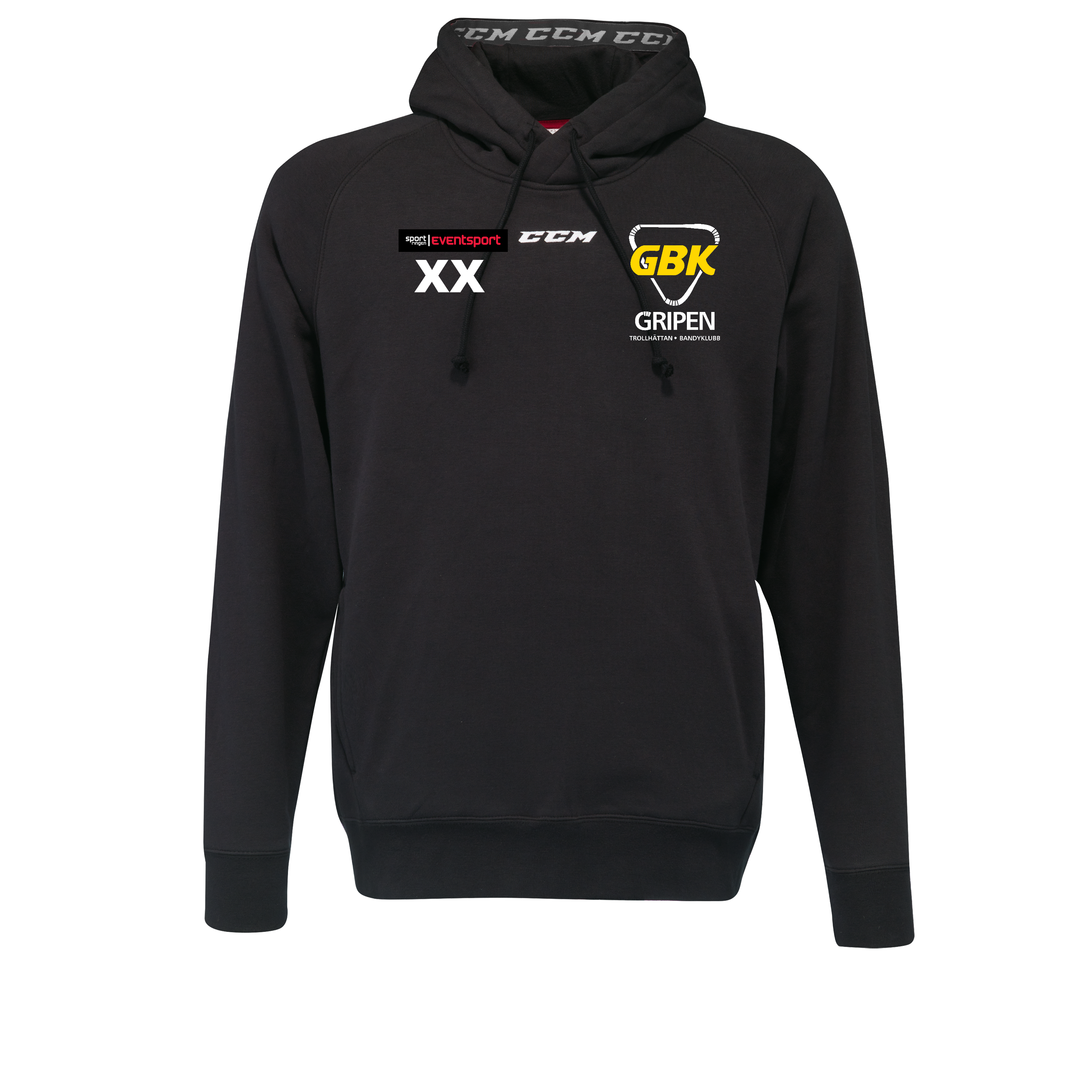  CCM Team Fleece Hood JR GBK