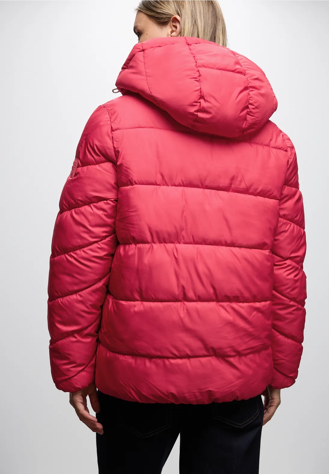 Short Padded Jacket - Red - Street One - 3