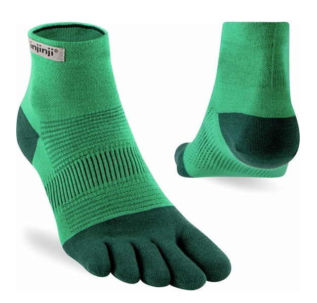 Injinji Run Lightweight Mini-Crew Fern