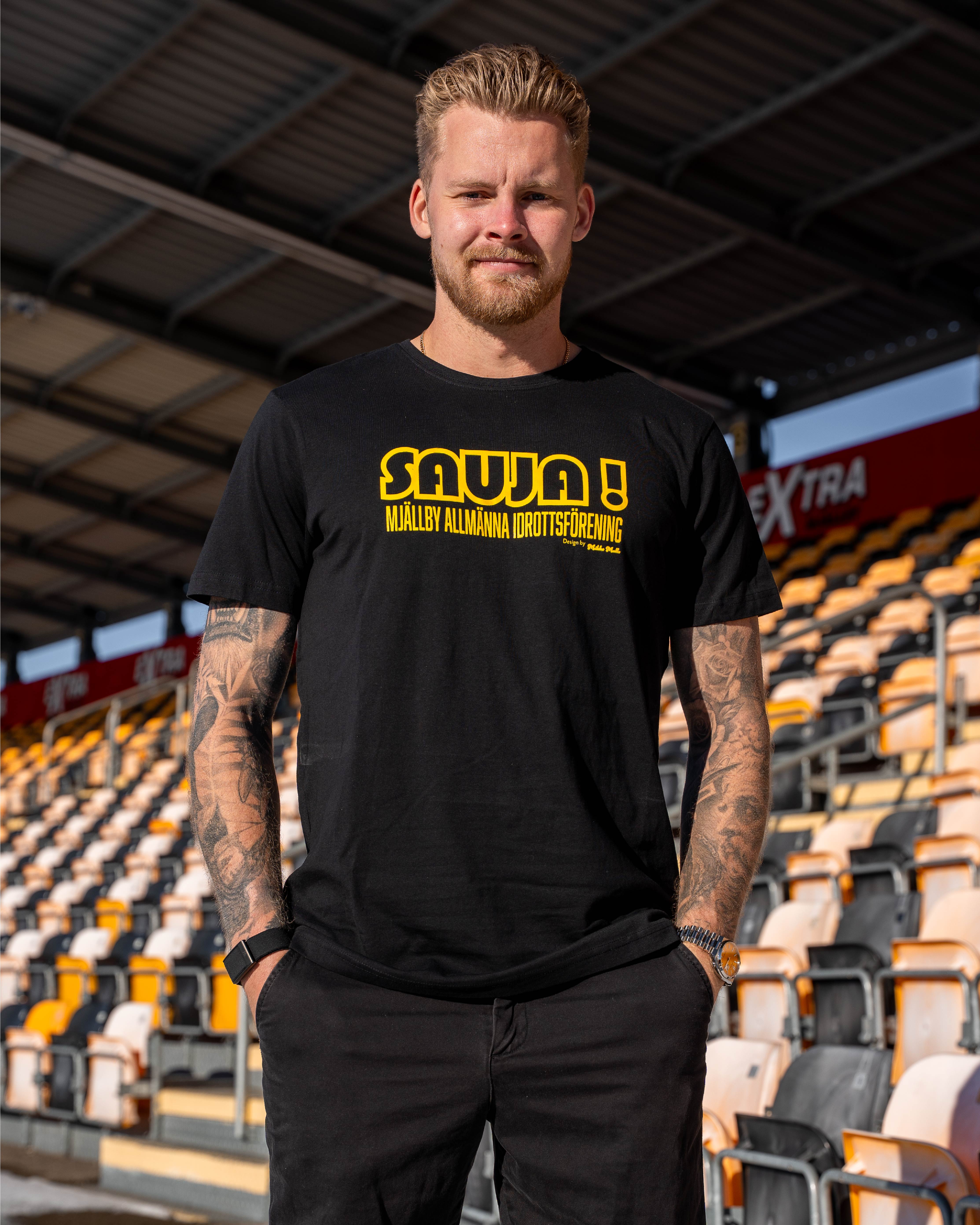 Mjällby AIF T-shirt svart Sauja