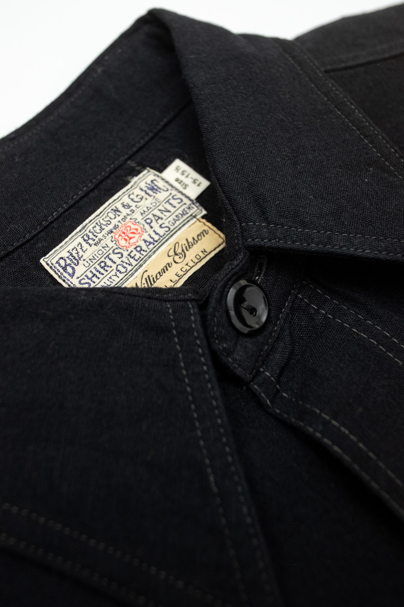 Buzz Rickson’s - Willam Gibson Collection Black Chambray Work Shirt - 4