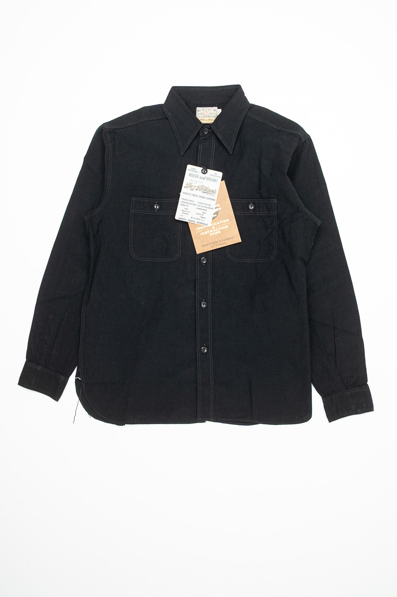 Buzz Rickson’s - Willam Gibson Collection Black Chambray Work Shirt - 2