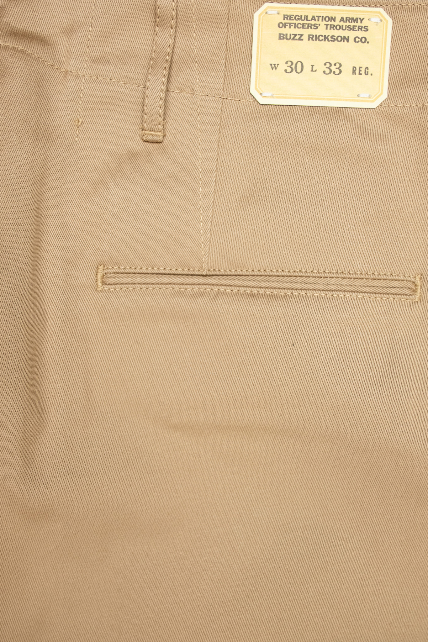 Buzz Rickson’s - Early Military Chinos 1945 Model Beige - 7