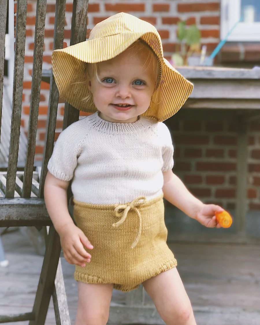 PetiteKnit Maries Romper (22 m st 3,5) - 2