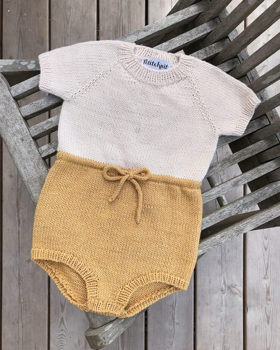 PetiteKnit Maries Romper (22 m st 3,5) - 4