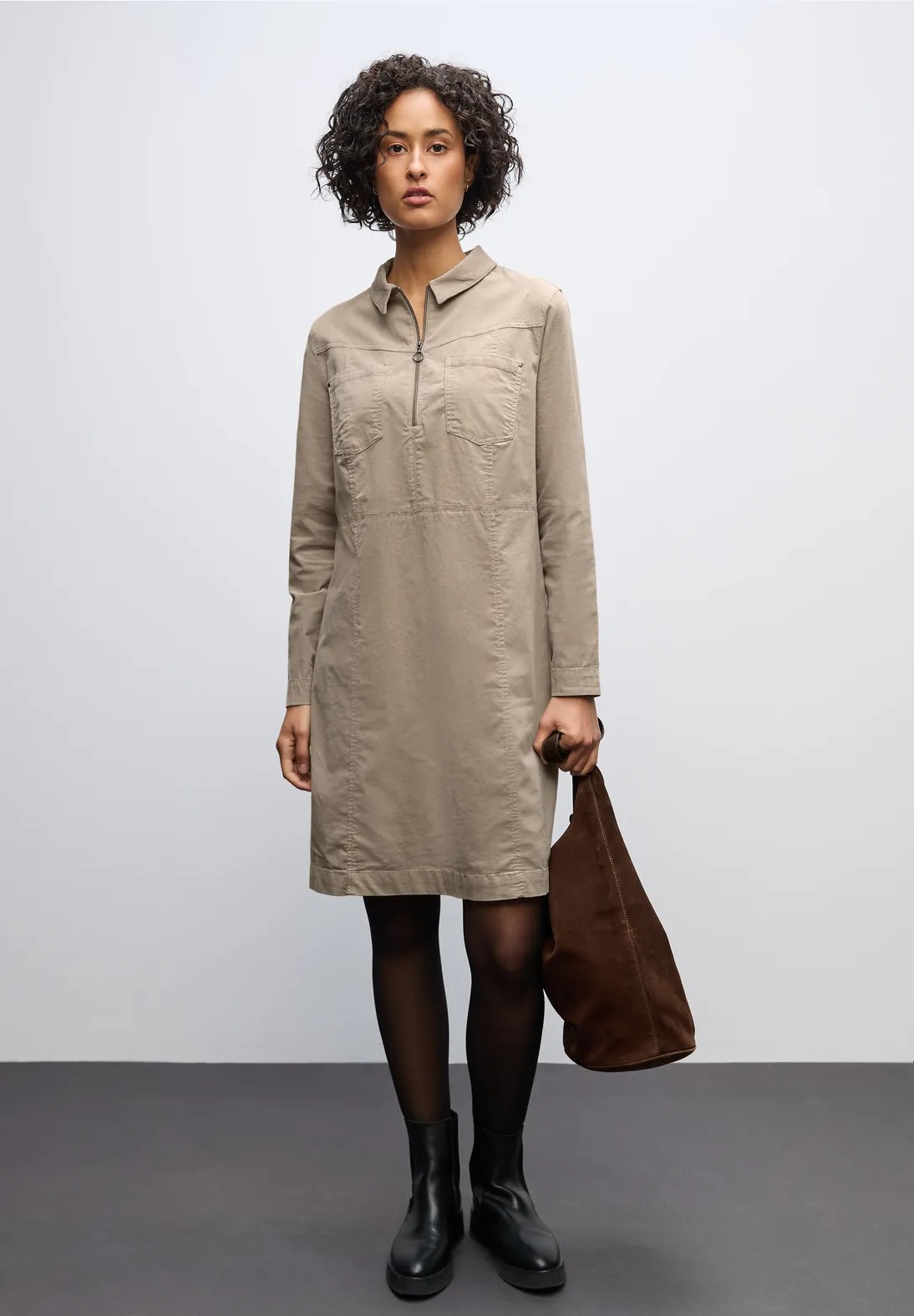 Corduroy Dress w. Zipper - Street One