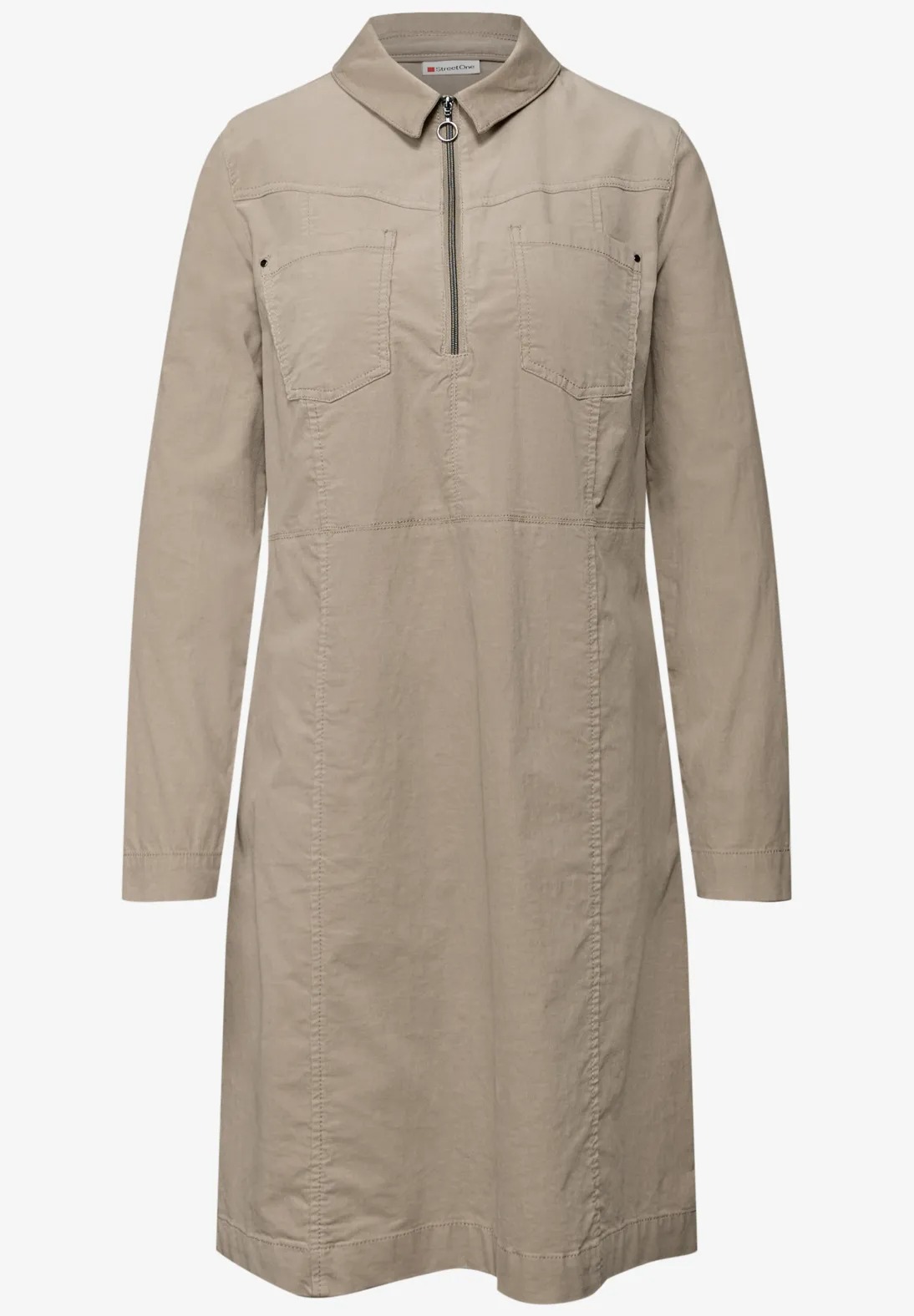 Corduroy Dress w. Zipper - Street One - 3