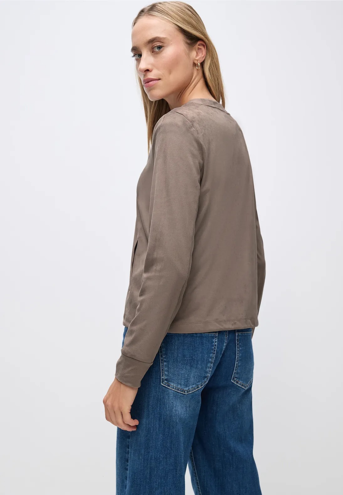 Velour Jacket w. Pockets - Street One