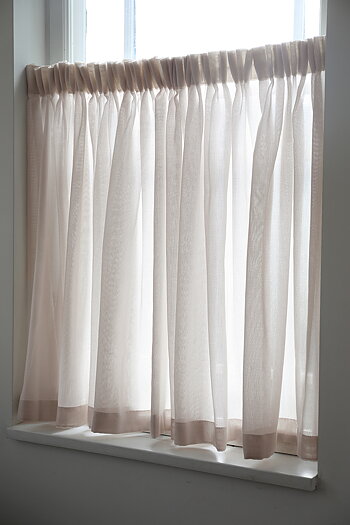 Cafégardin Claire med veckband Höjd 85 cm