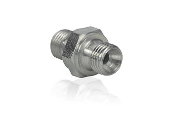 Högtrycks adapter 1/4" -1/4" Rostfri