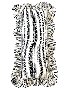 Volangkudde Mini Dot natur/svart 35x85