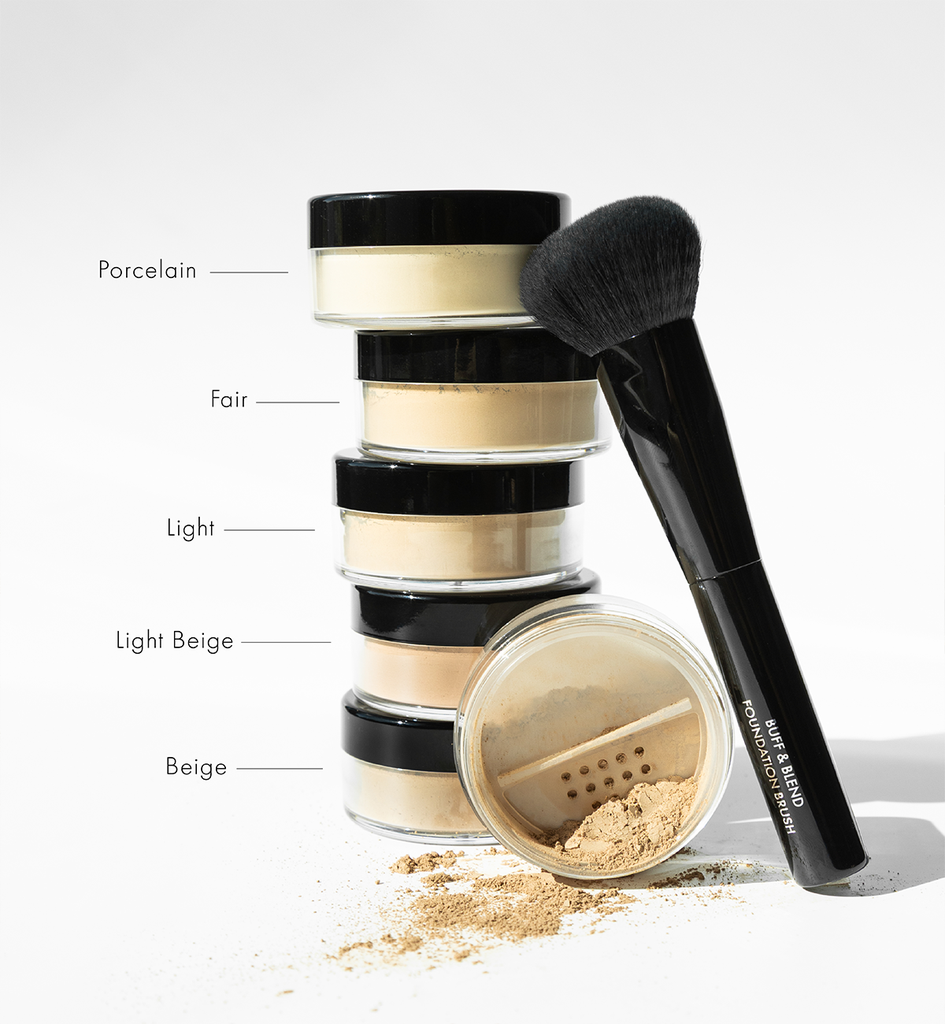 Beige Loose mineral foundation spf 25 - MARIA ÅKERBERG - 4