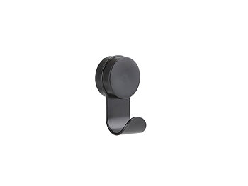 Zone Denmark Puck Hook Single Krok med sugkopp, Black/svart