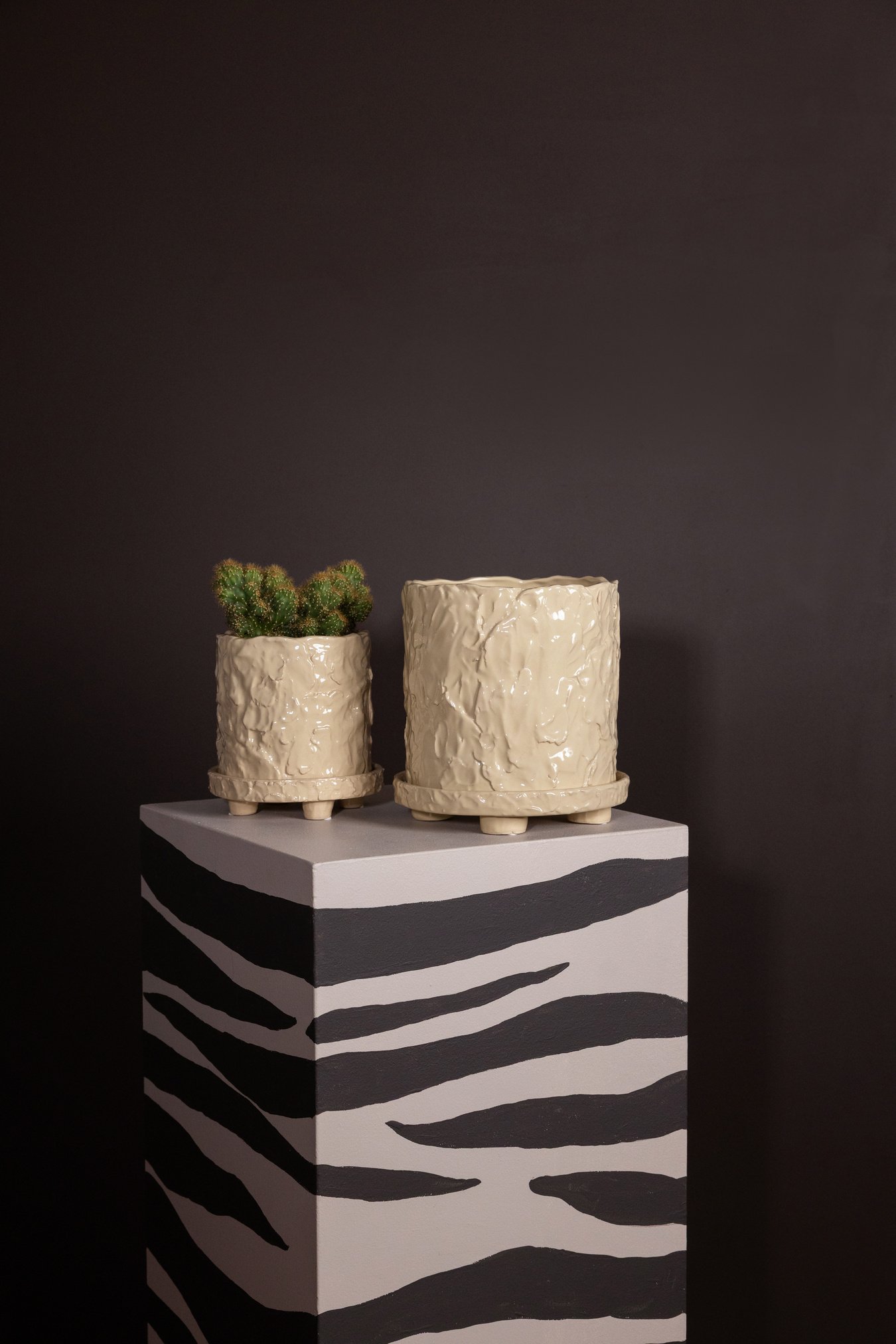 Kruka  Muddy L beige, Byon - 3