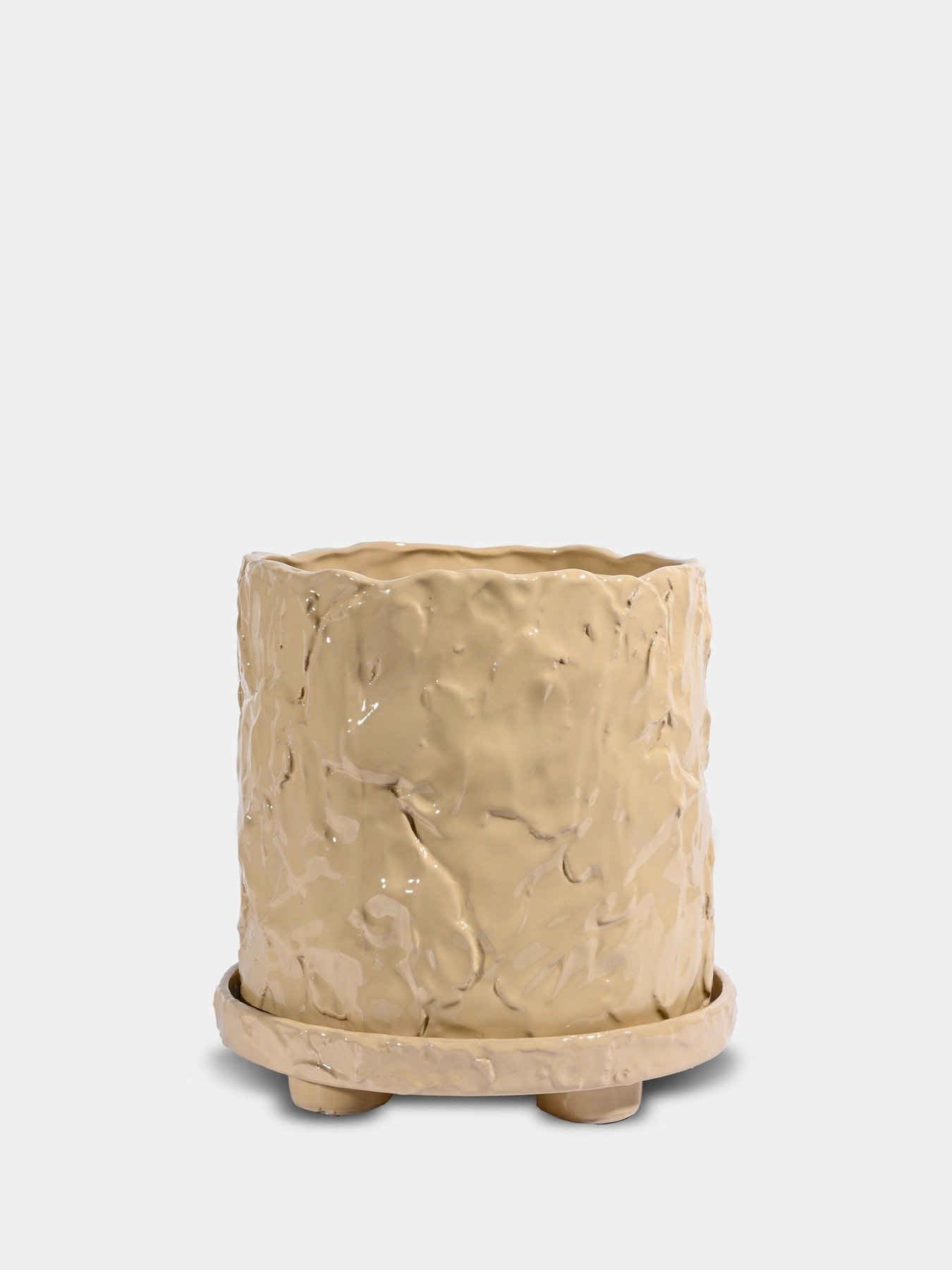 Kruka  Muddy L beige, Byon