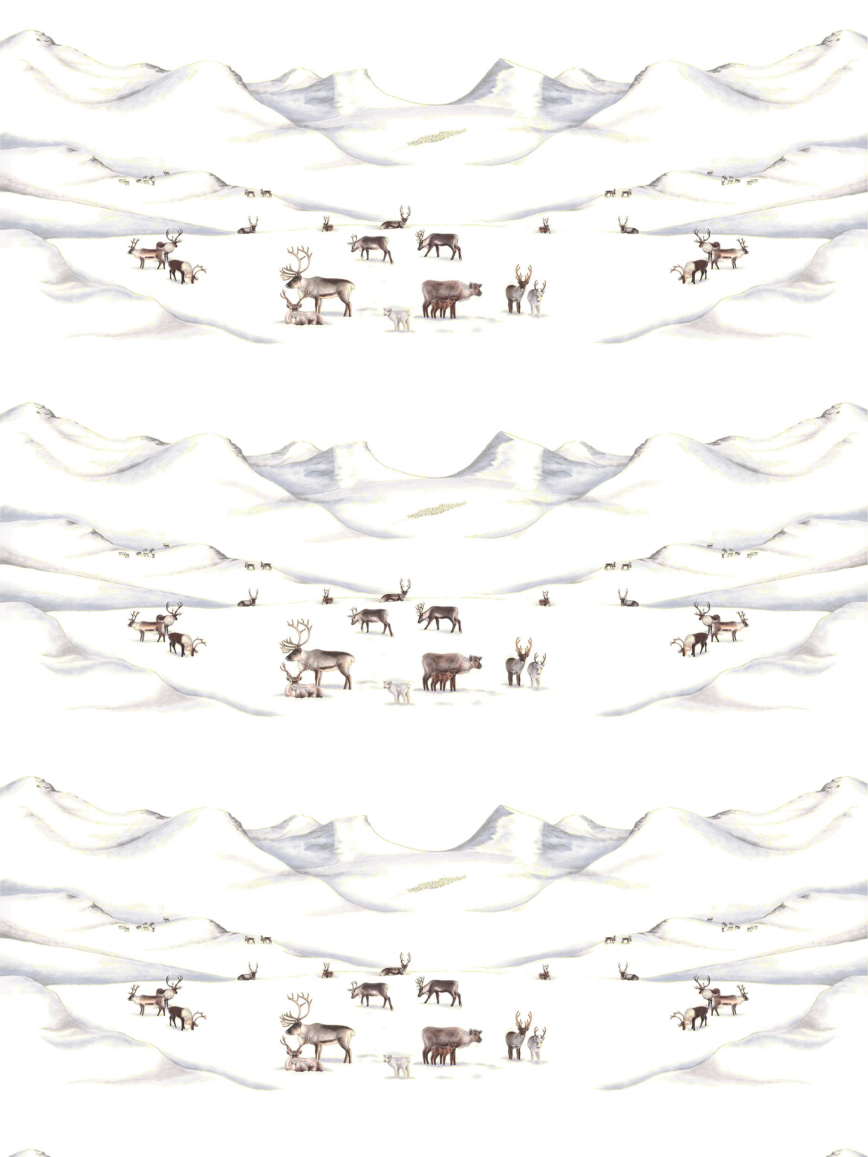 Renfjället offwhite metervara