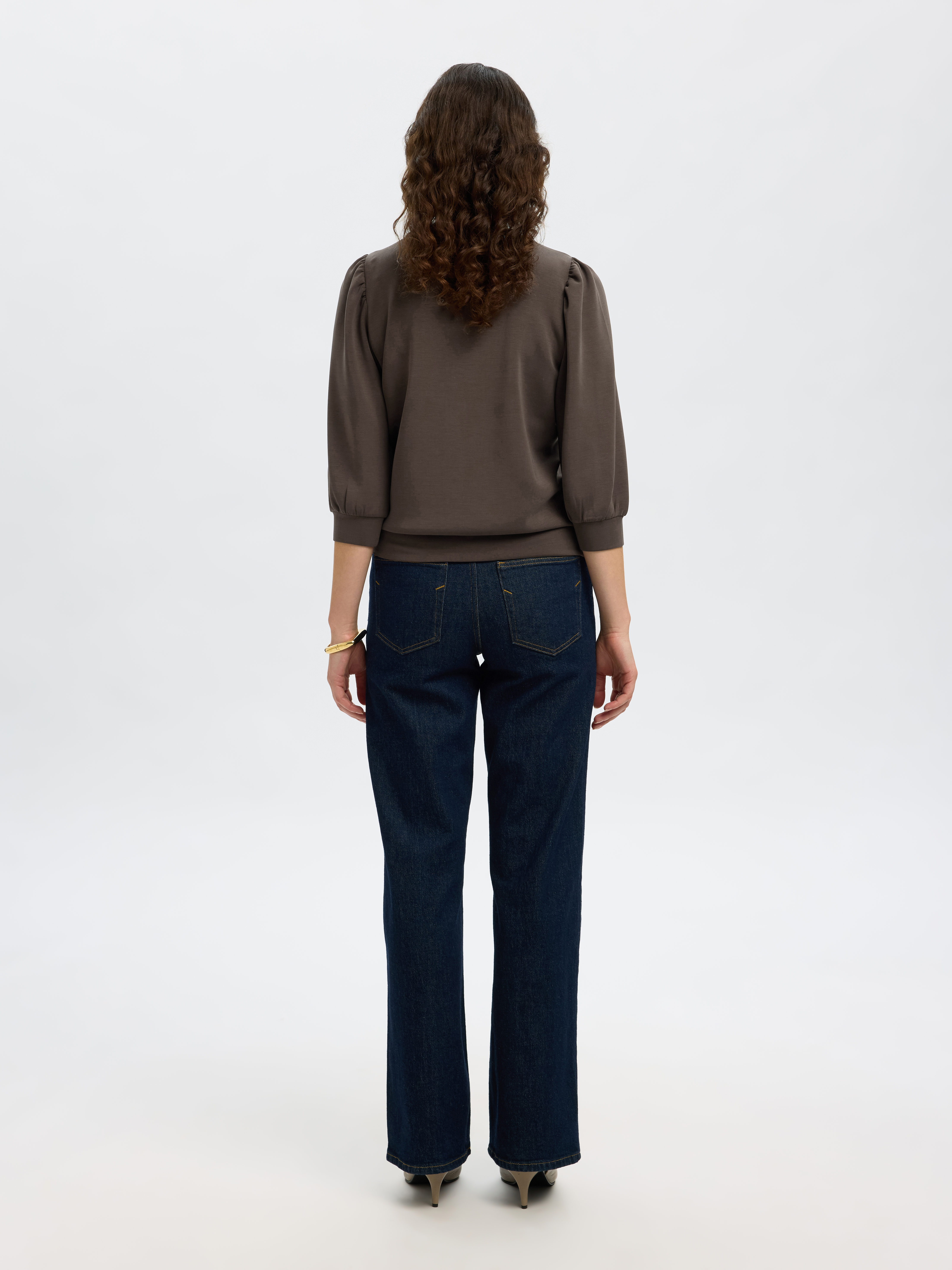 SLFTENNY 3/4 SWEAT TOP NOOS Delicioso - 4