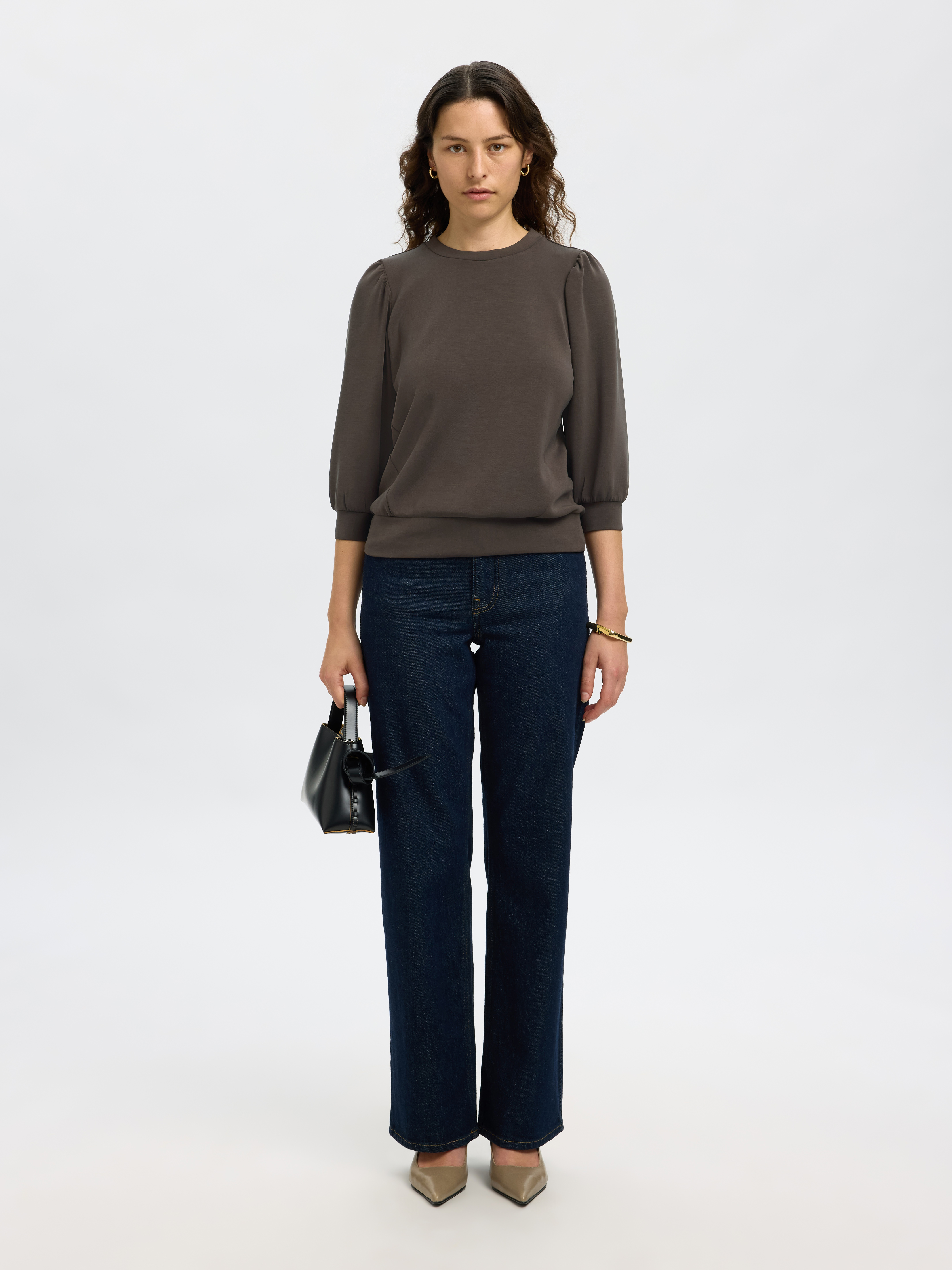 SLFTENNY 3/4 SWEAT TOP NOOS Delicioso - 6