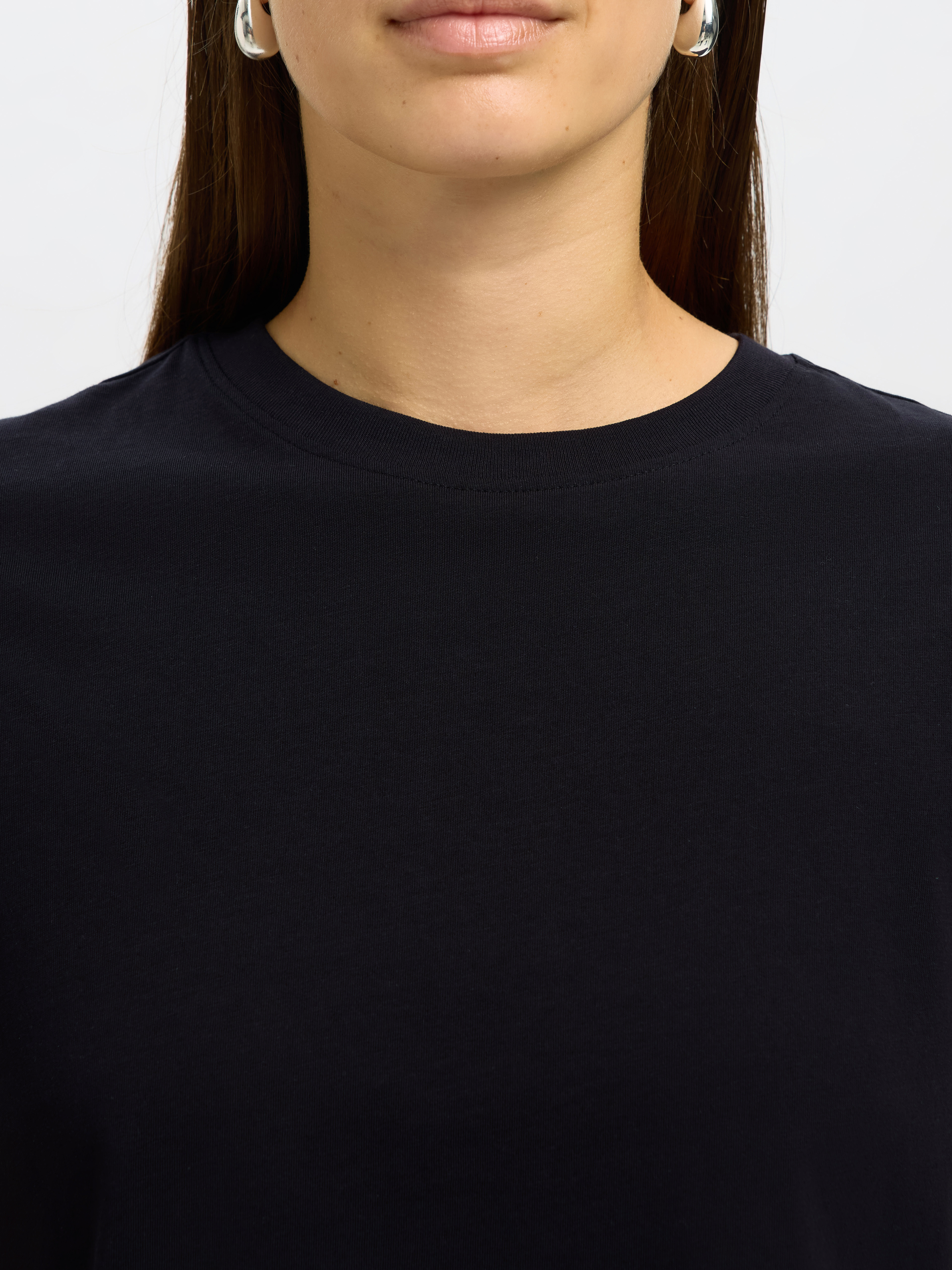 SLFMYESSENTIAL SS O-NECK TEE NOOS Black - 3