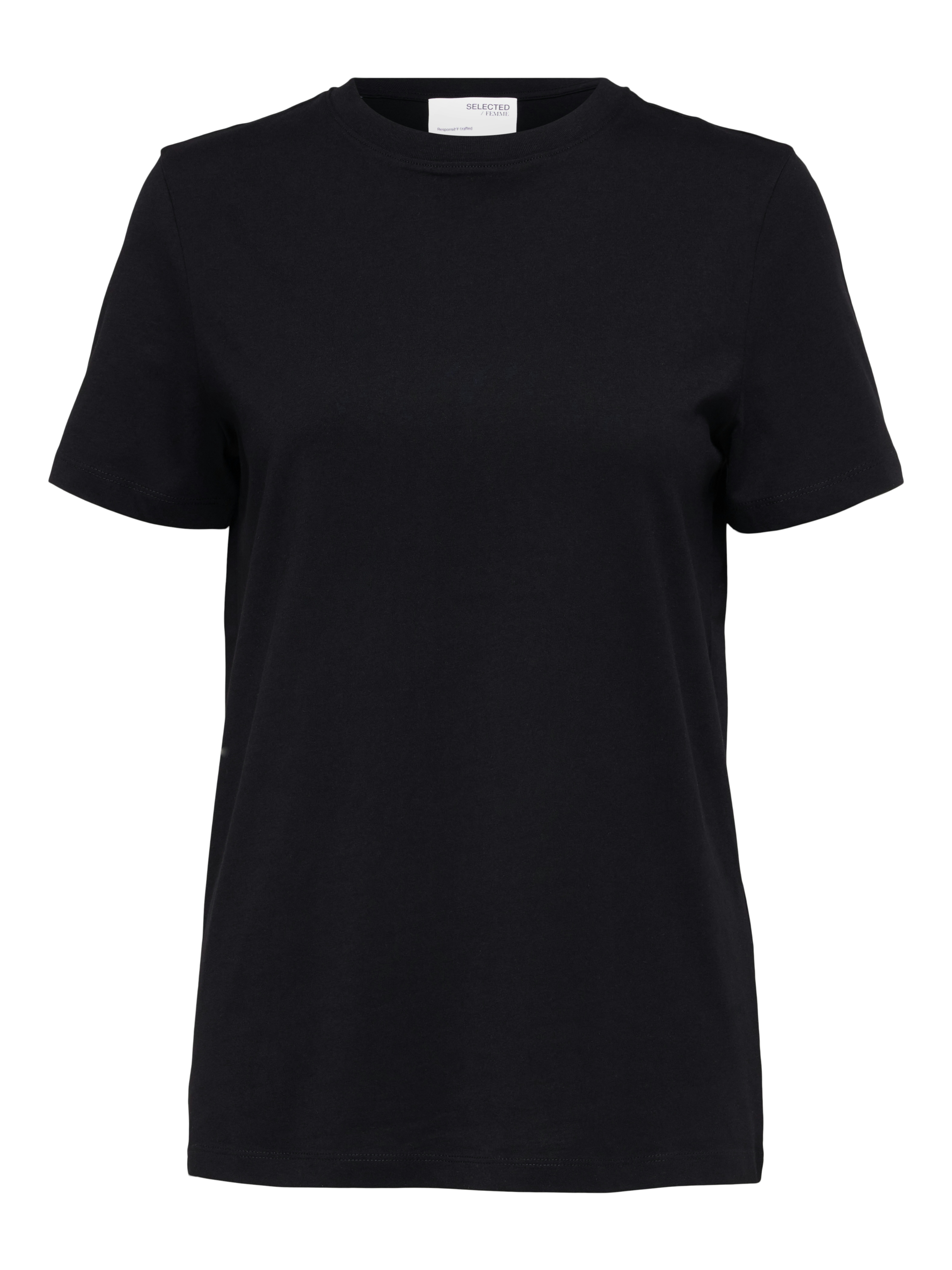 SLFMYESSENTIAL SS O-NECK TEE NOOS Black