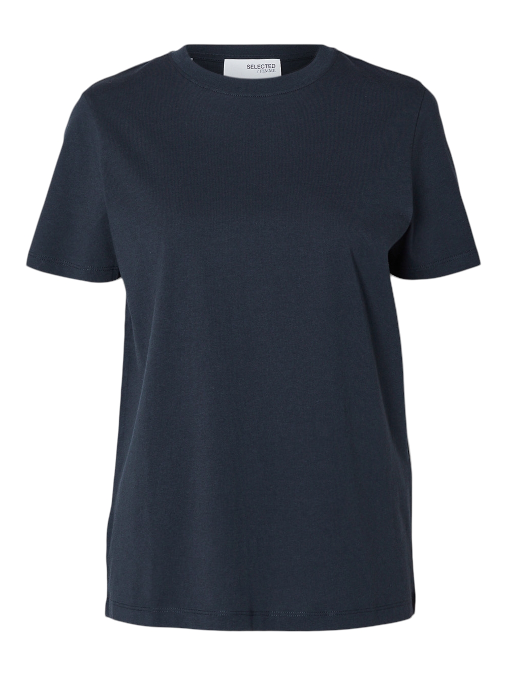 SLFMYESSENTIAL SS O-NECK TEE NOOS Dark Sapphire