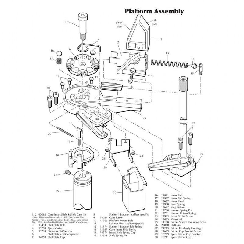 Dillon Slide & Cam Complete for Dillon XL650 / XL750 2