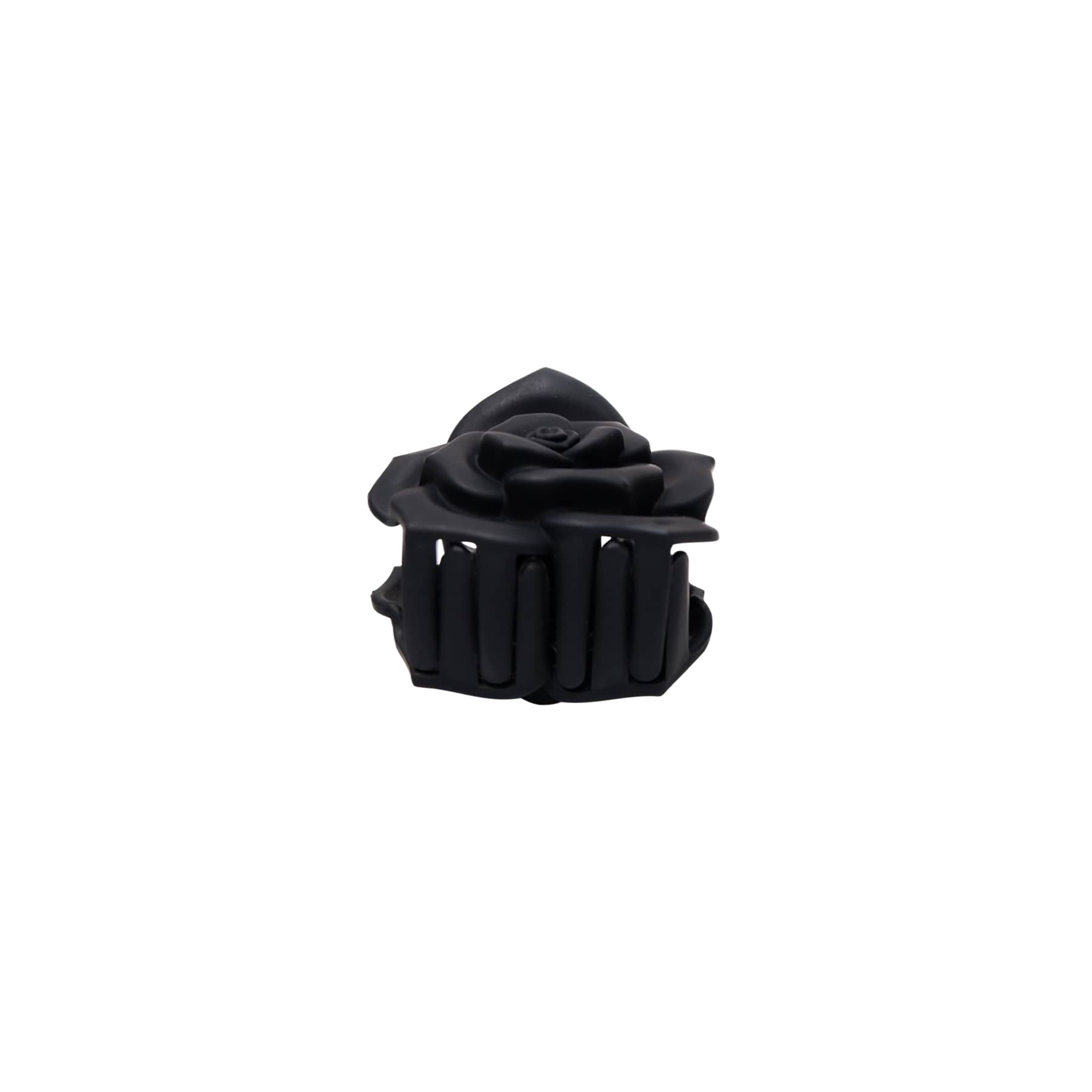 BCFLOWER matt hair claw Black - 2