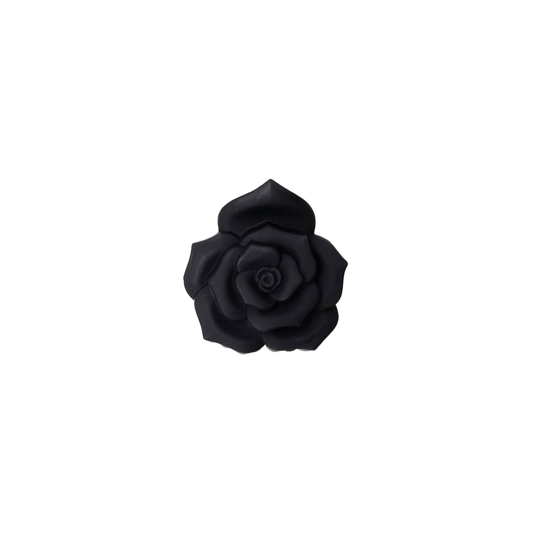 BCFLOWER matt hair claw Black