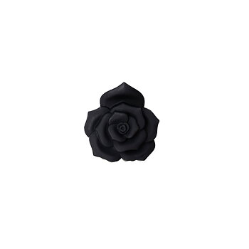 BCFLOWER matt hair claw Black