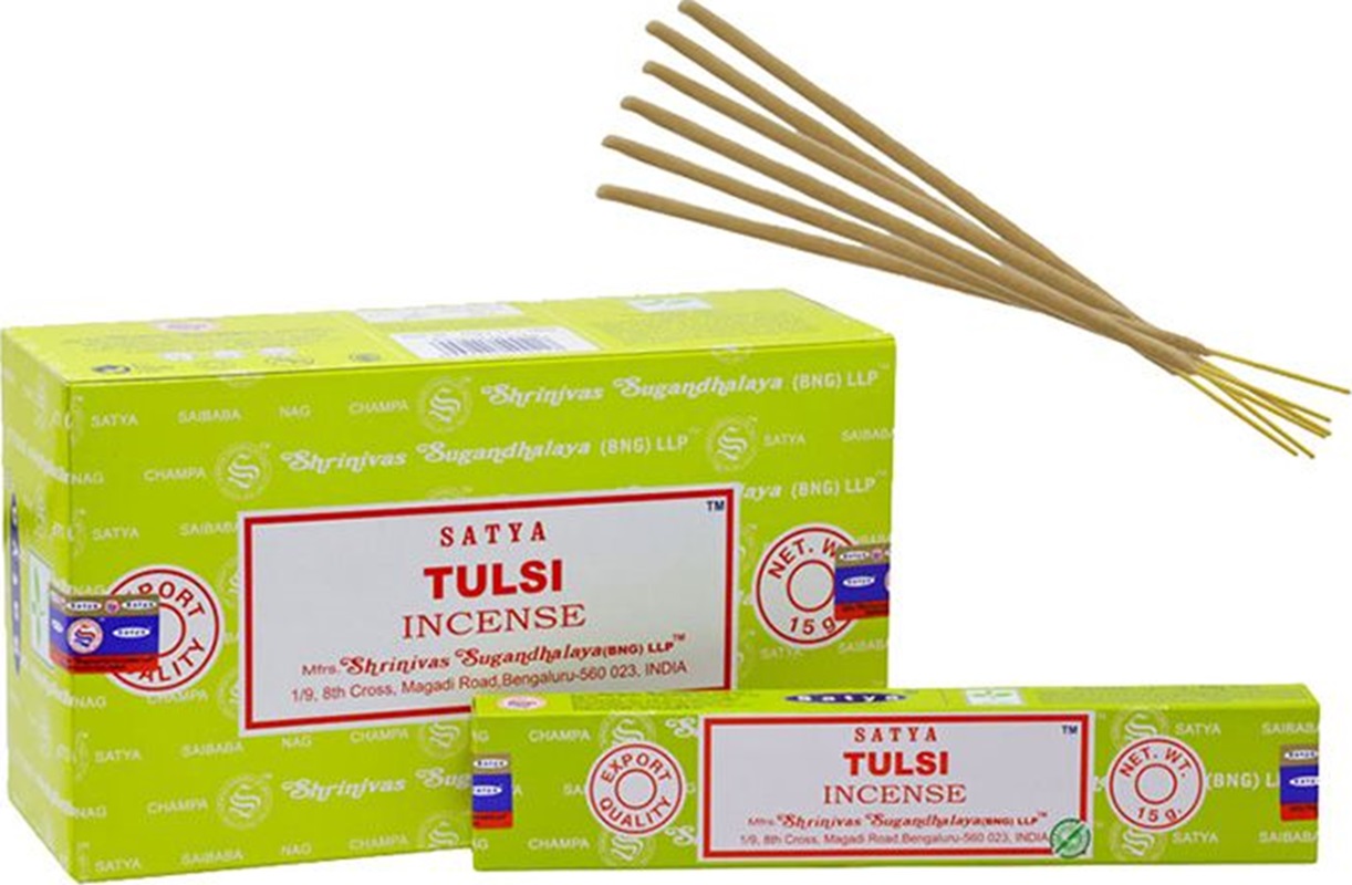  Satya Rökelse -  Tulsi (Basil)   -  12st paket