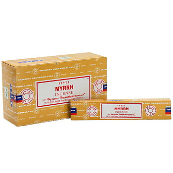  Satya Rökelse -  Myrrh  -  12st paket